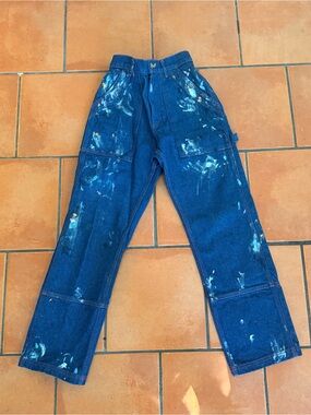 Big Bud Press Paint Denim Carpenter Jeans Size XXS